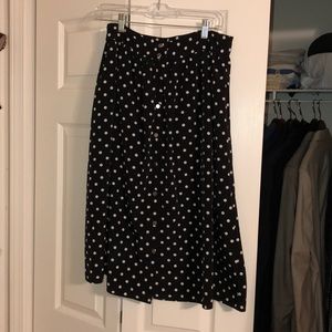 Polka dot skirt